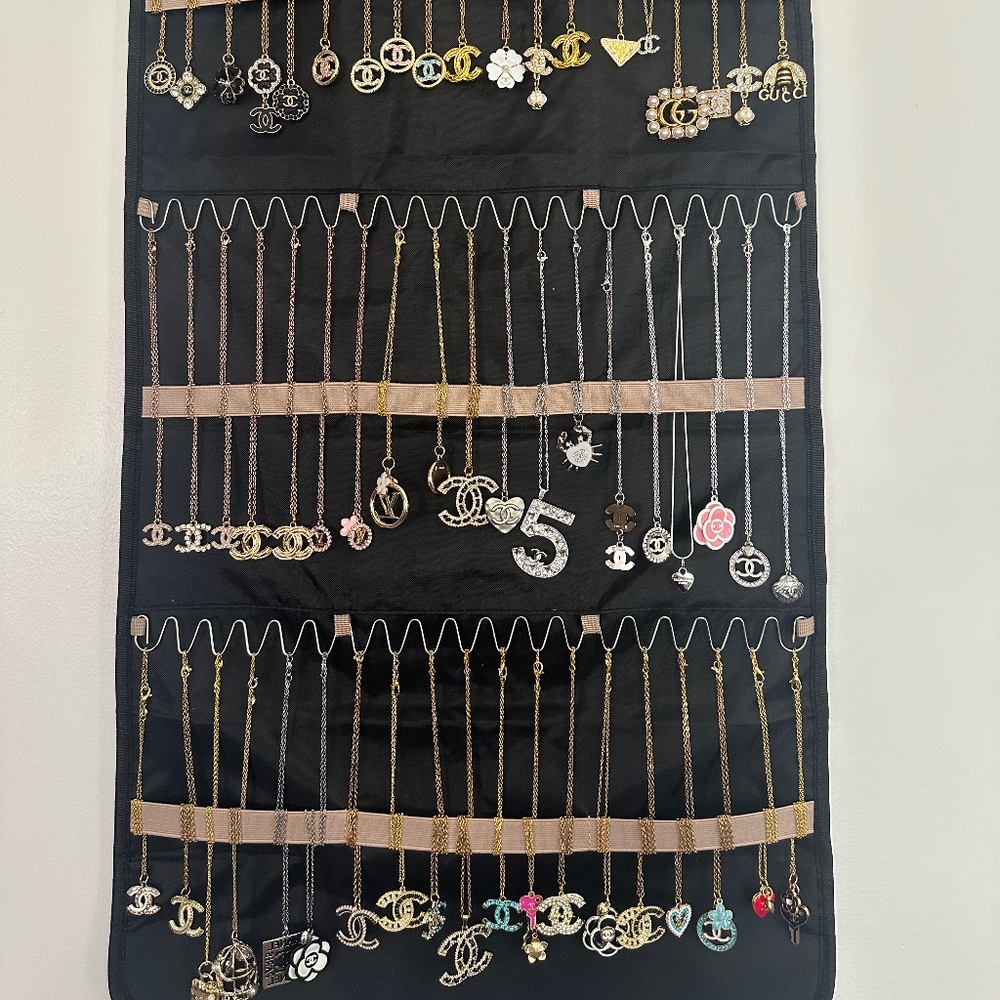 One Upcycled Luxury Jewelry / necklace made out of Zipper Pulls or Buttons